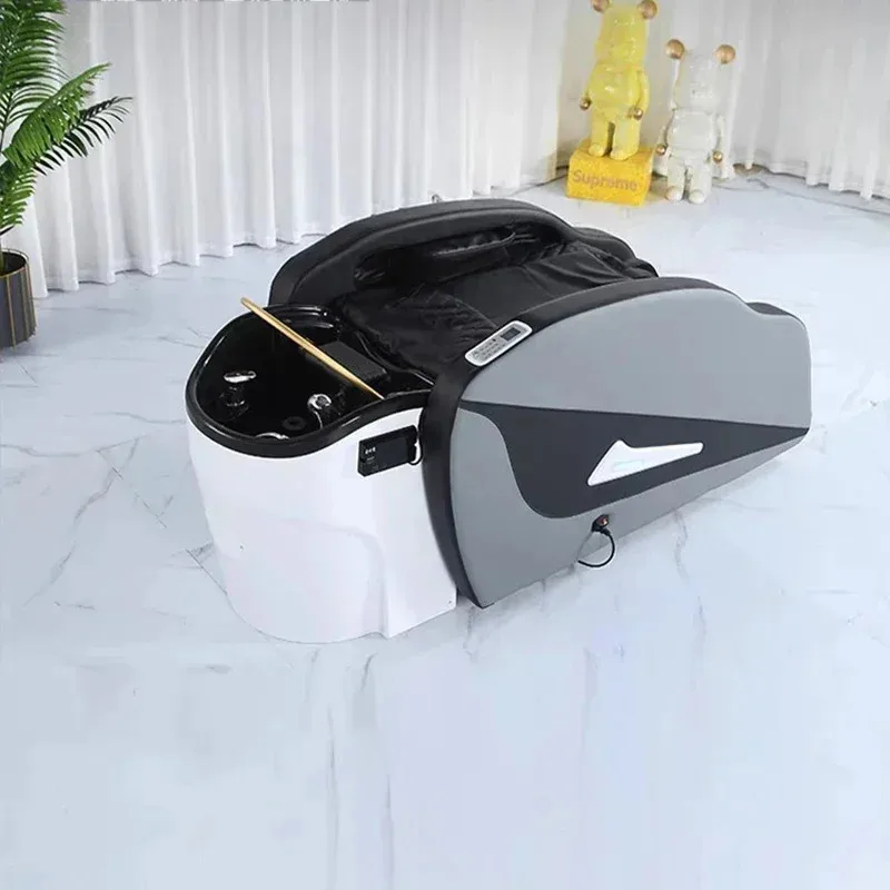 2025 Hair Salon Washing Chair Head Spa Shampoo Bed Electric Therapy Thai Massage Shampoo Pedicure Spa Bed