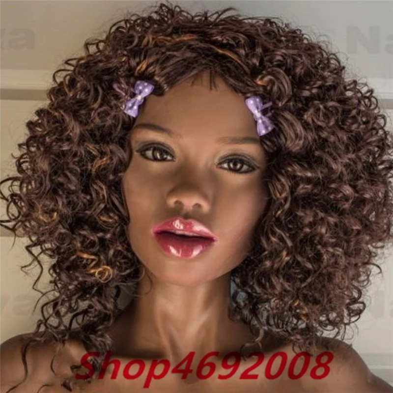 Black Skin Silicone Love Doll Mannuquin Full Body Real Size Sex Dolls Adult Vagina Sex Anal Sex Oral Sex Toys For Men Lesbian