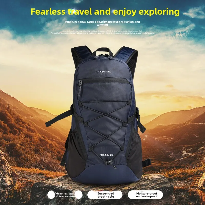 

ex Large Capaci Cycling Travel Bapa Water Bag Outdoor Multi-Functional Men's Women's Double oulder Bag Lage