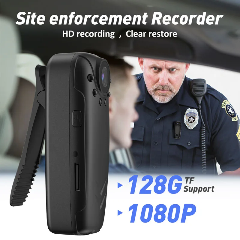 Mini Camera Law Enforcement Recorder 1080P Video Record Professional Portable Body Camera Meeting Long Battery Life Camcorders