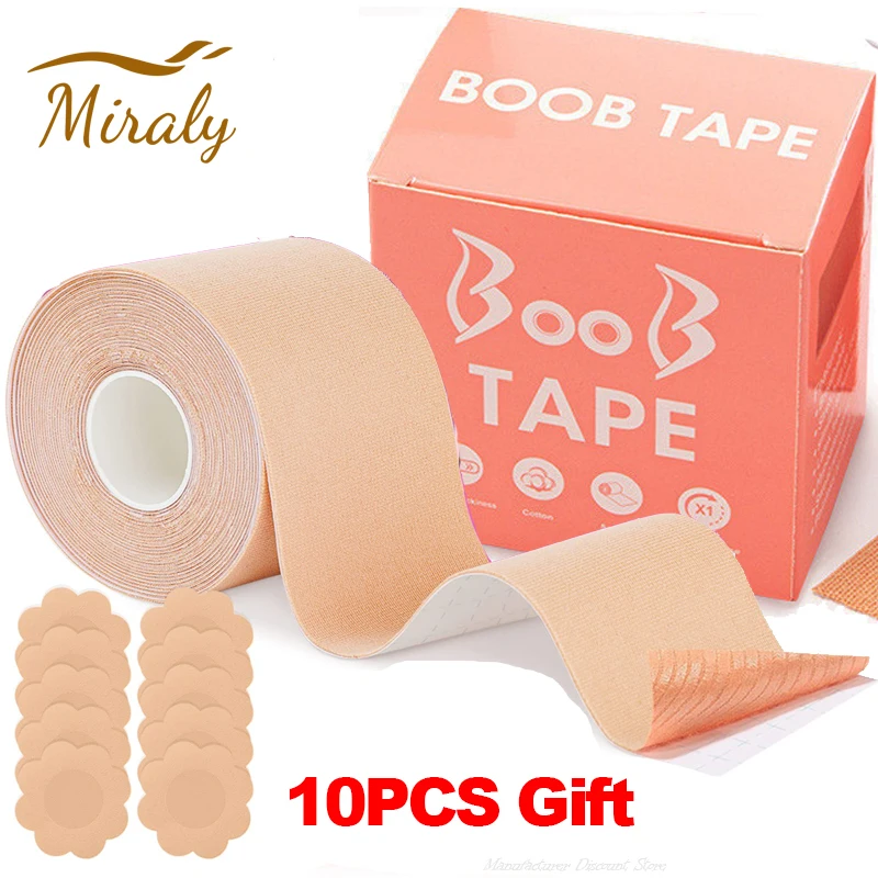 

1 Set Boob Tape Bras Women Adhesive Invisible Bra Nipple Pasties Covers Breast Lift Tape Push Up Bralette Strapless Pad Sticker