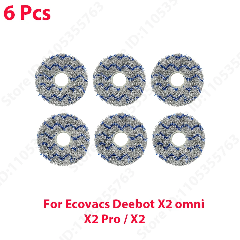 For Ecovacs Deebot X2 Omni / X2 Pro / X2 Main Side Brush Hepa Filter Mop Cloth Dust Bag Accessories image 3