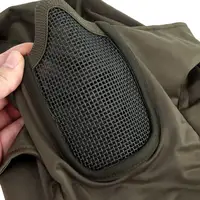 Cagoule tactique, Protection buccale, demi-masque, maille respirante, couvre-chef Airsoft, accessoires de chasse à profil bas 3