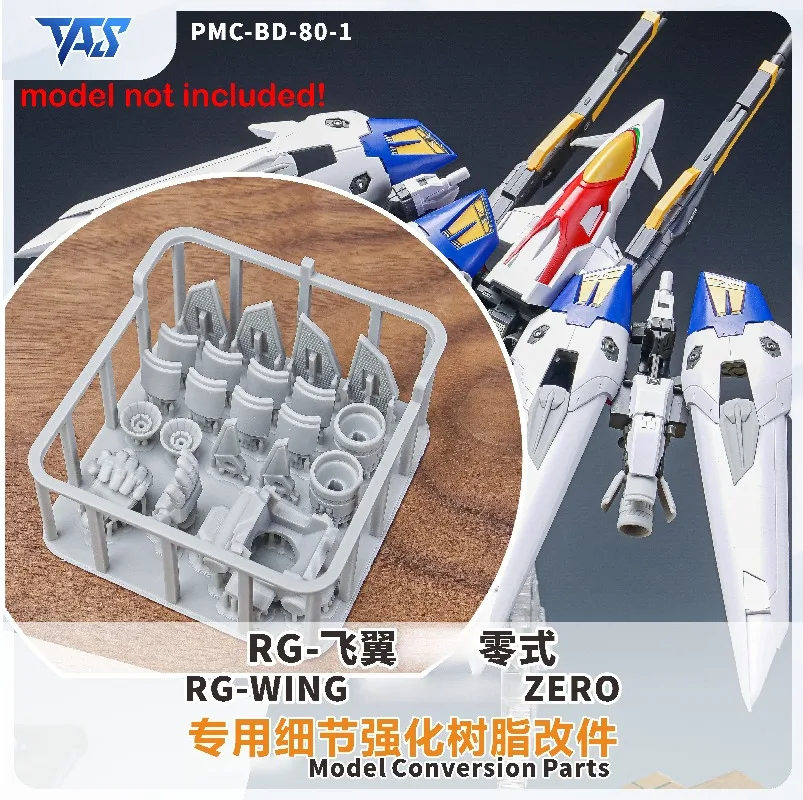 TAS PMC-BD-80-4 Arm Frame Extension Height Upgrade Conversion Parts For RG Wing Zero Mecha Model Detail Modification DIY