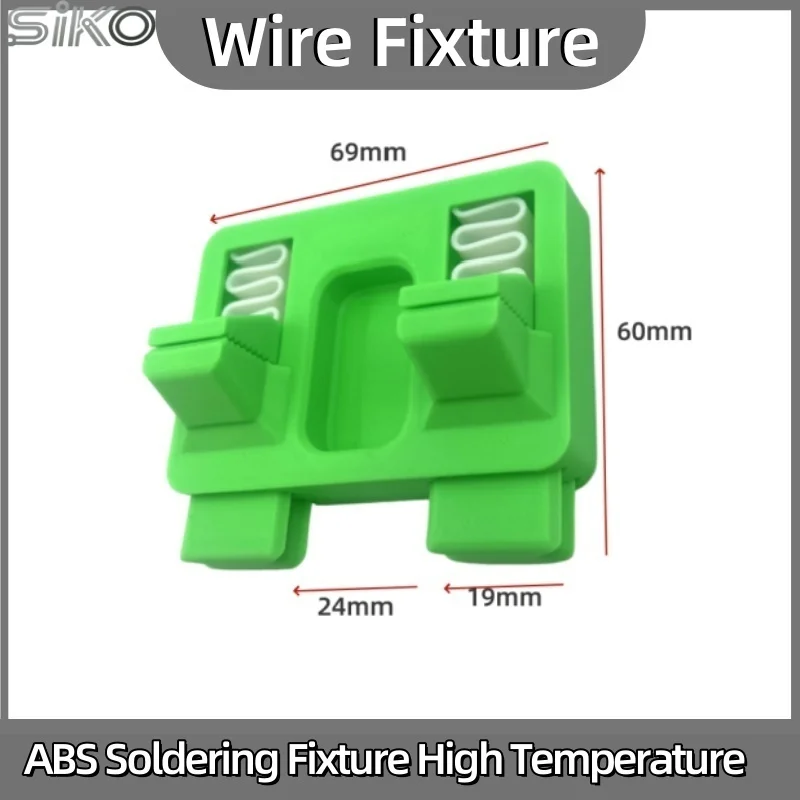 SIKO e clipes de fio neutro combo verde VS. 3 cores sem suporte design fixação de ranhura de mola ideal para tarefas de solda PCB e DIY