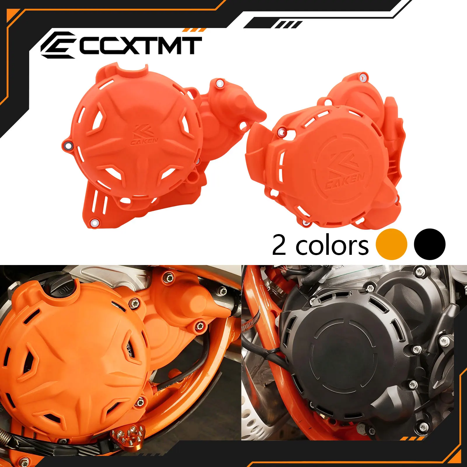 Motorrad-Kupplungsdeckel-Zündschutz für KTM EXC250 EXC300 XCW250 XCW300 2024 für SXF XCF 250 350 450 XC SX 250 300