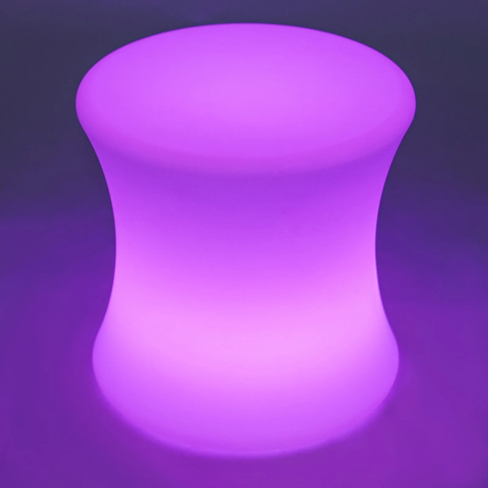 LED Drum-shaped Stool, Stool with Rechargeable LED Light, Ambient Lighting, Night Light Stool image 3