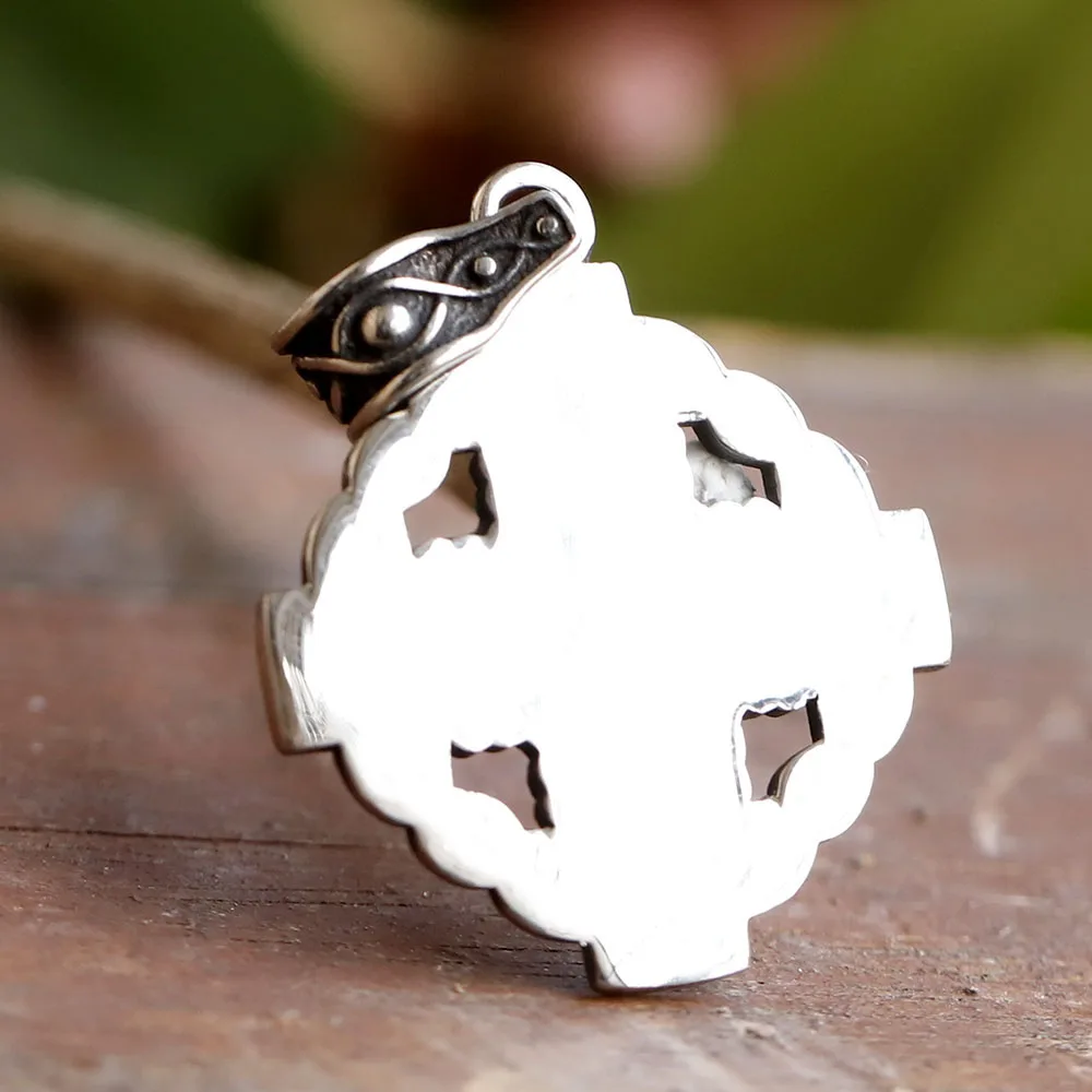 2023 New Creative stainless steel Design Viking Celtic Knot Pendant Necklace cross Amulet Jewelry for Gift free shipping