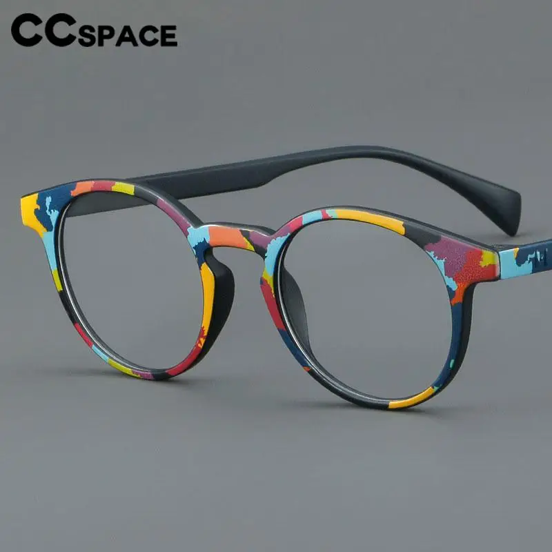 57059 Fashion Color Eyewear Eyeglass Frame Lady Trend Cat Eye Optical Spectacle Frames Customized Prescription Glasses