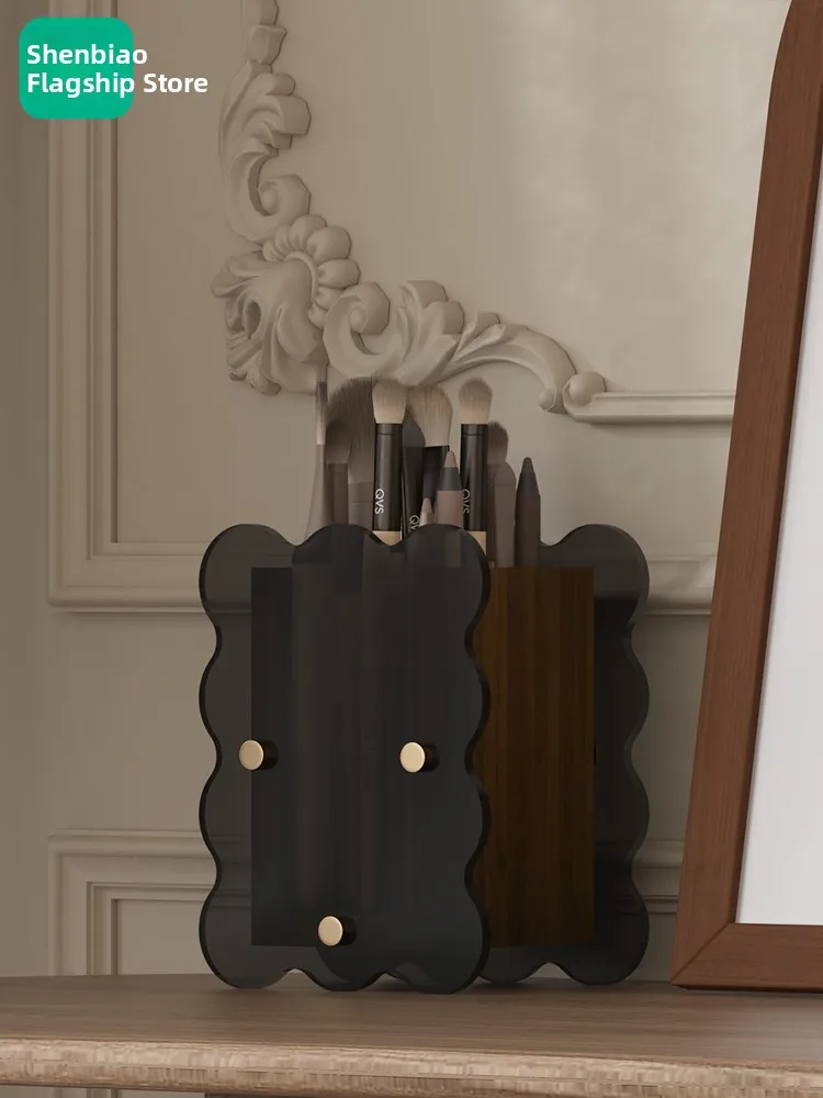 

Simple Cloud aped eup Bru Storage Box Desktop Cosmetic Lipsti Holder Stand Organizer for Bedroom Storage Solution