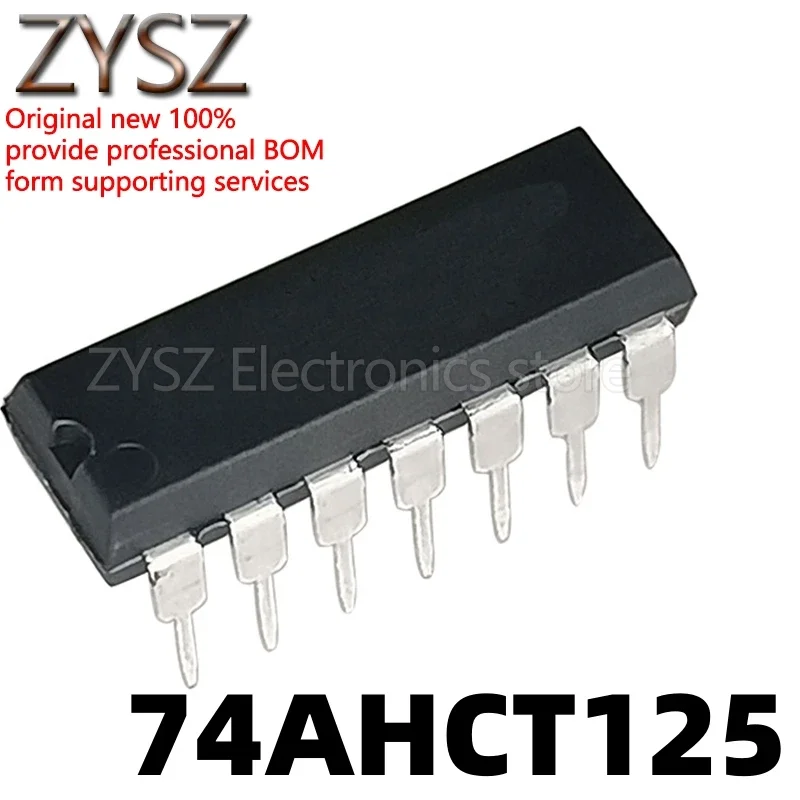 1PCS  SN74AHCT125N 74AHCT125N in-line DIP14 logic chip IC