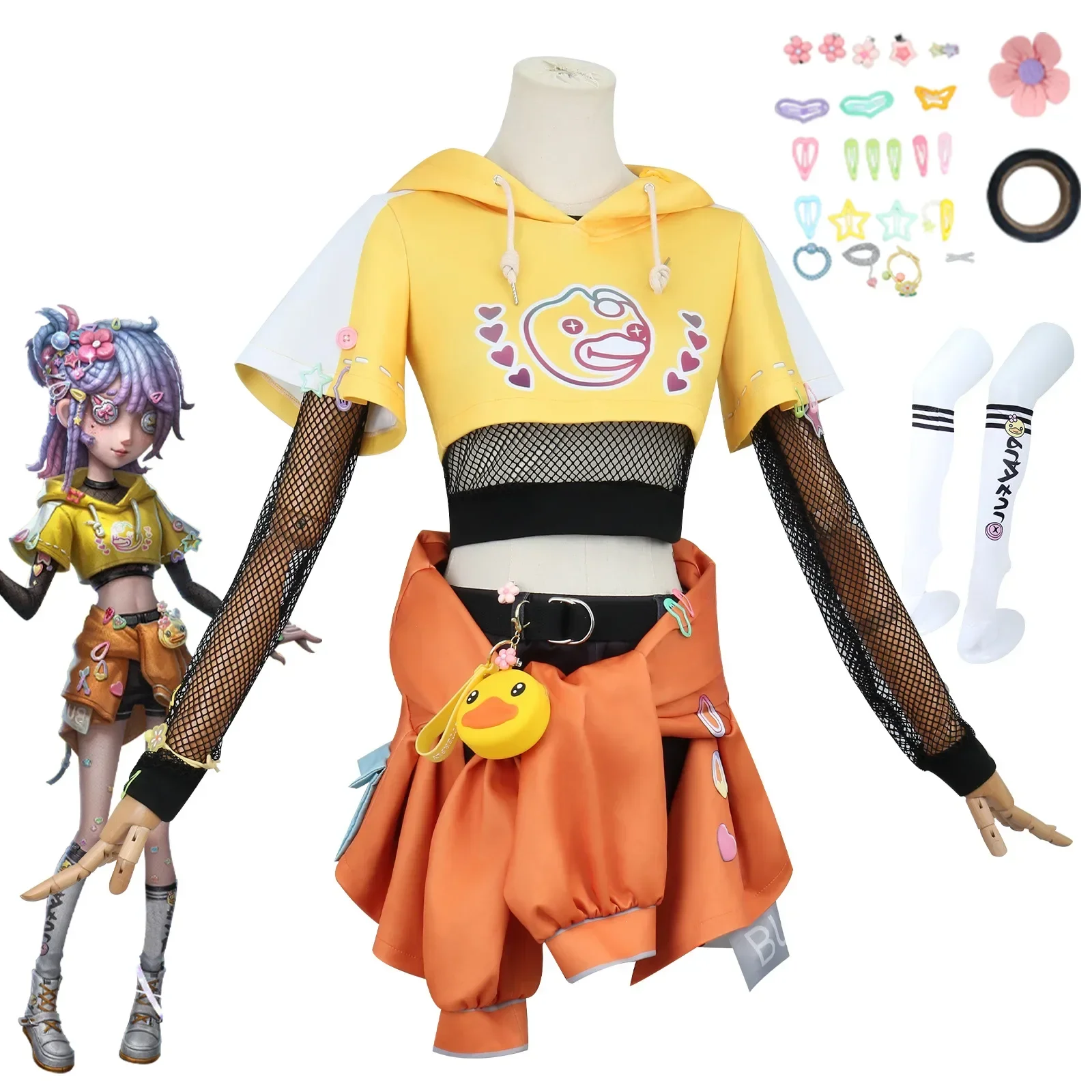 Game Identity V Perfumer Buffy Cosplay Buffy's gift Costume Vera Nair Cosplay Outfit Wig Shoes For Hallowmas Carnival Props