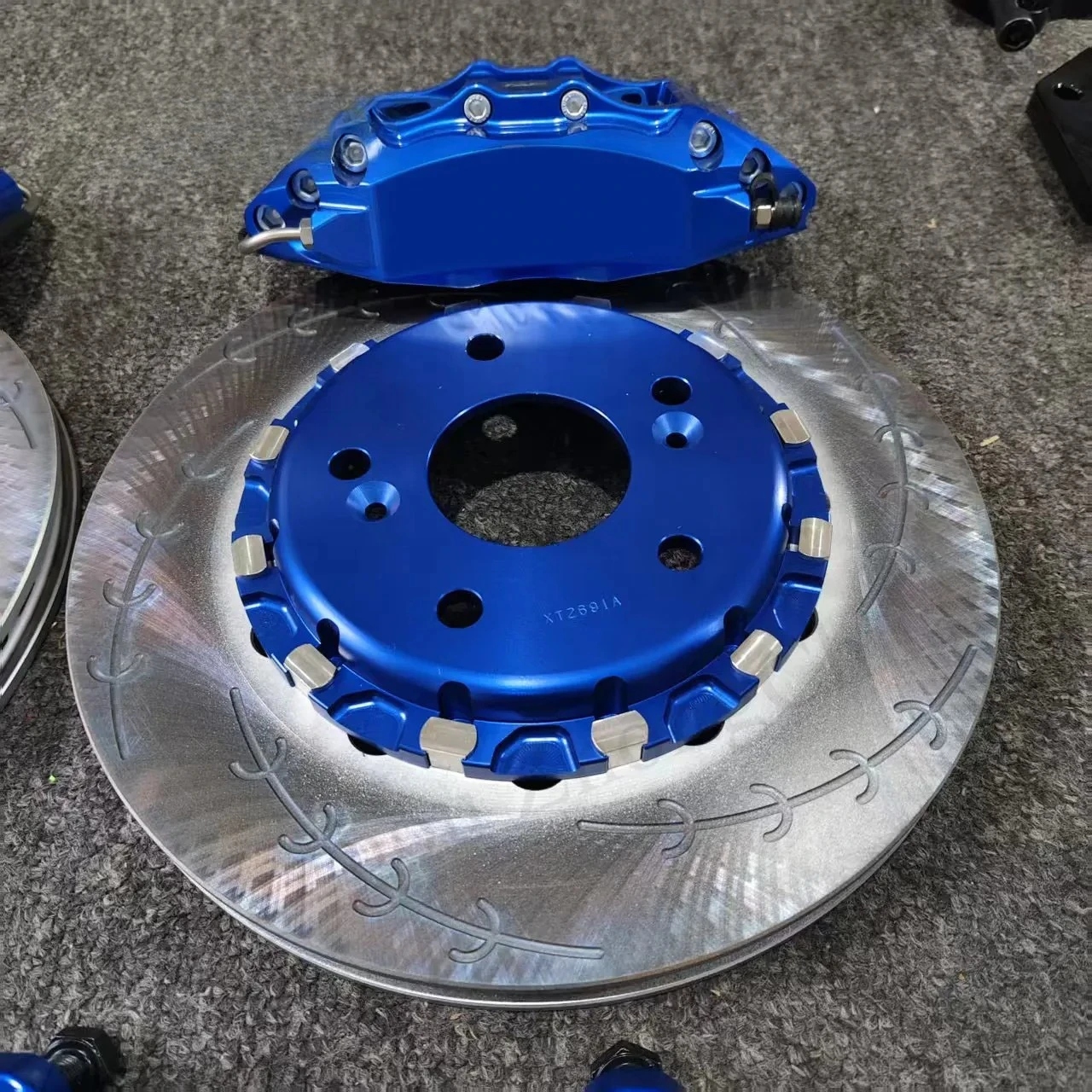 Car Custom Color Logo Front Wheel Caliper 4 Piston Big Brake Caliper Kit 302 Rotor For Honda Civic Ek9