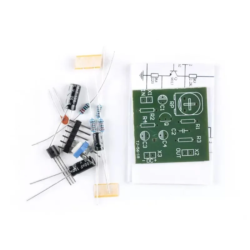 4pcs Experimental Training on Electronic Manufacturing of Single Tube Amplification Circuit Kit Triode Divider Bias Circuit