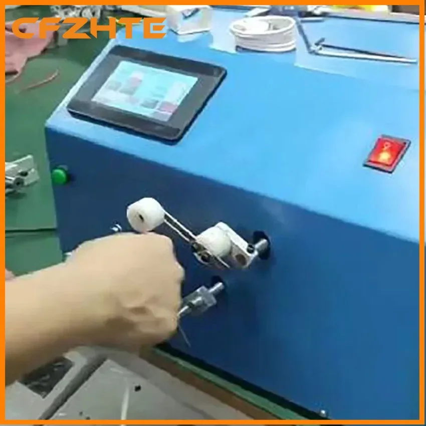 Automatic Wire Winding Machine, USB Data Cable Coiler Organizer with Digital Counter for AC/DC Power Cord