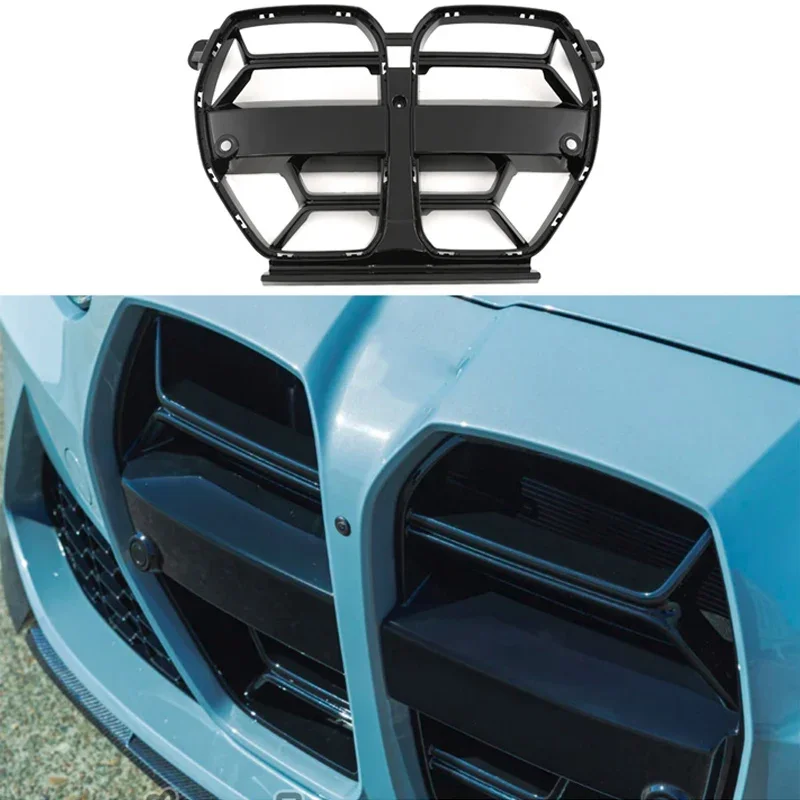 Front Center Grille Bumper Grills Facelift Racing Grille Fit For BMW M3 M4 G80 G82 2021+CLS style