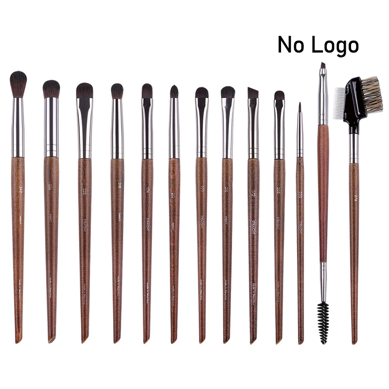 4pcs/set Eye Makeup brush detail Eyeshadow Lip liner Natural wood PrecisioSmudge Concealer Make up brushes Crease cosmetic tools