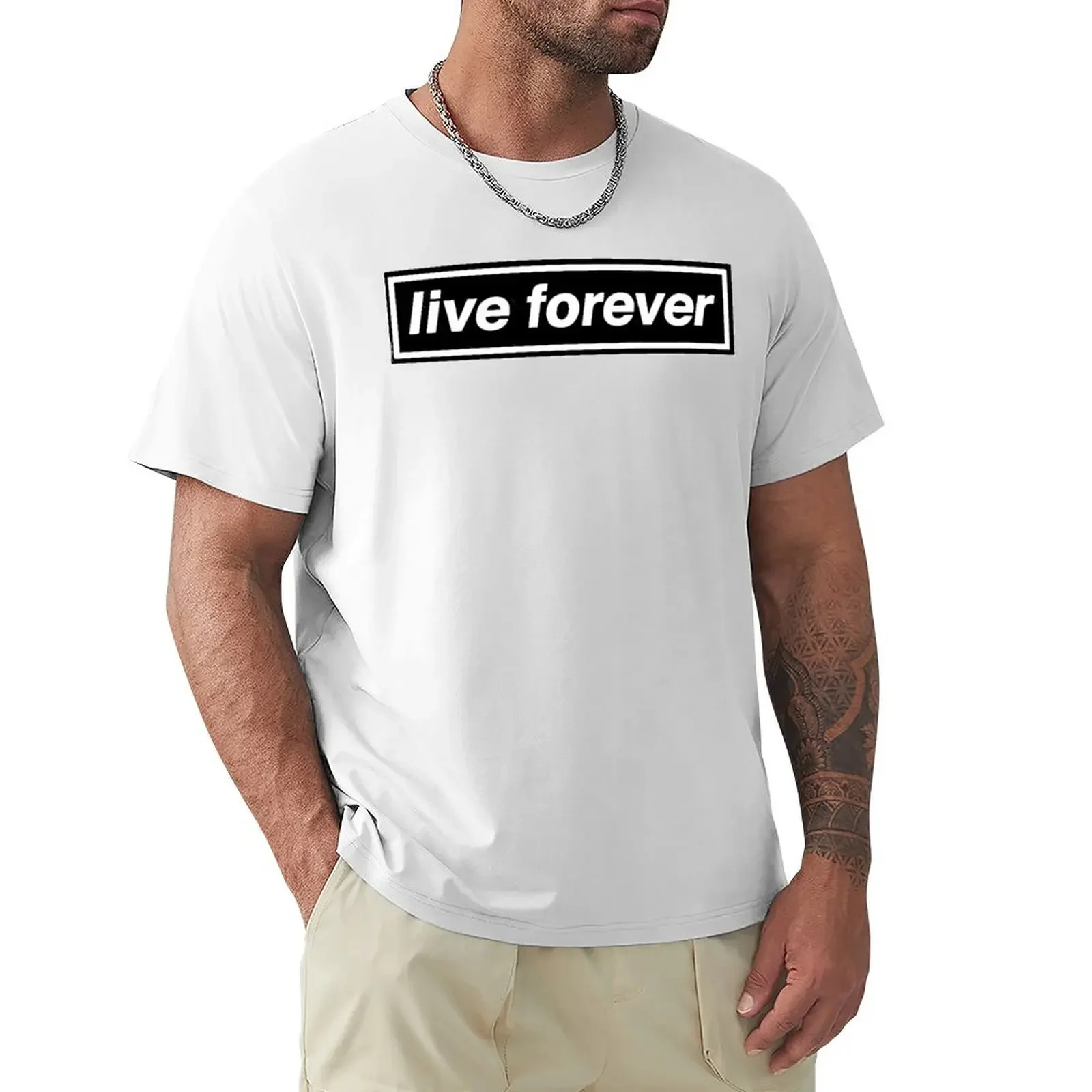 Live Forever T-Shirt tees cute clothes sports fans anime t shirt men