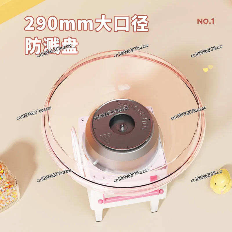Cotton Candy Machine, Household Small Automatic Cotton Candy Machine Homemade Mini Fancy Colored