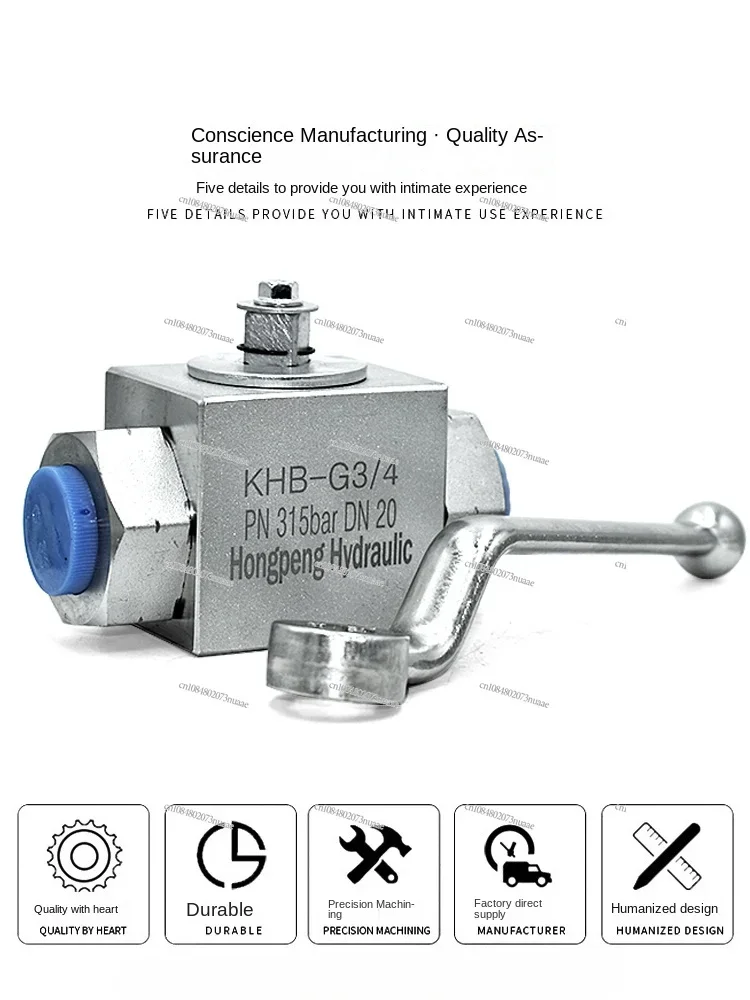 

Industrial Grade Hydraulic Control: High Pressure Ball Valve KHB Series, Multi-size Optional