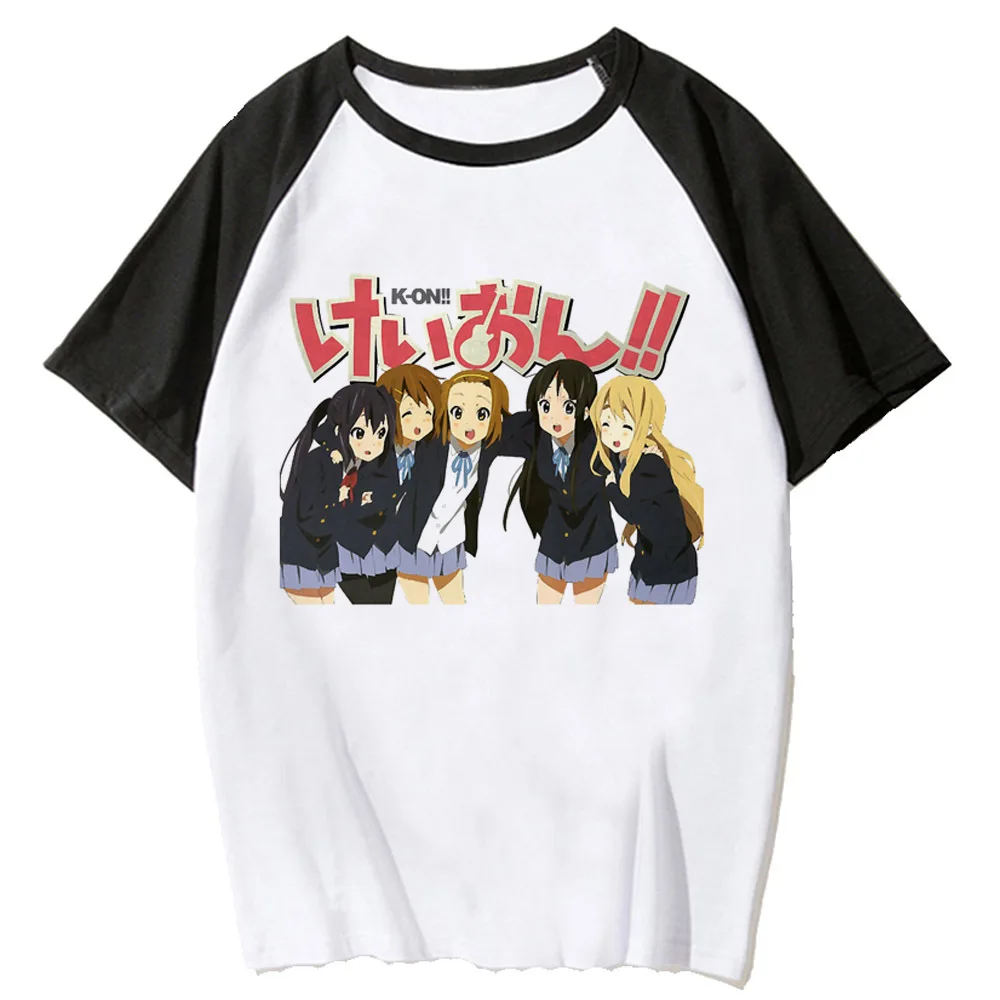 K-on t shirt women manga harajuku anime tshirt girl Japanese manga y2k clothes