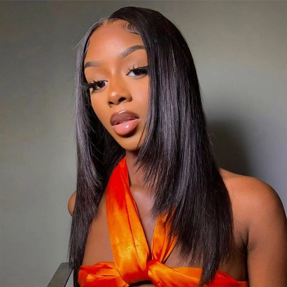 10A Пучки человеческих волос 16, 18 20 дюймов, прямые пучки человеческих волос, 100% необработанные, 3 пучка, пучки волос с двойным утком, натуральный цвет