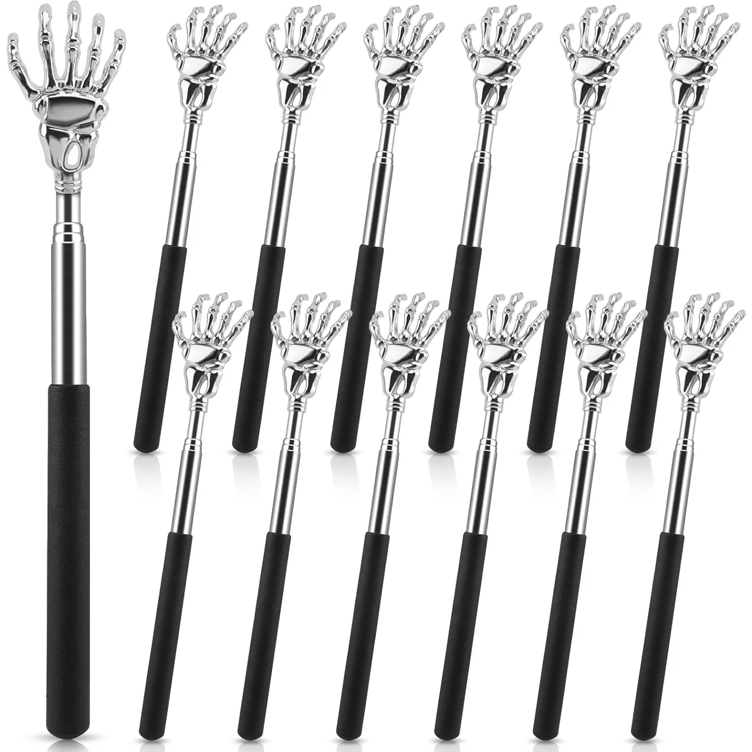 

Выдвижные чесалки для спины: призы для взрослых, подарки для Хэллоуина, наполнители для подарочных пакетов, подарки на Рождество, металлический массажный инструмент