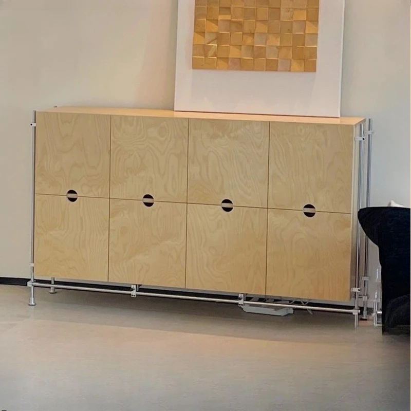 LMM simple optical axis marine board pantry side cabinet multi-layer storage cabinet