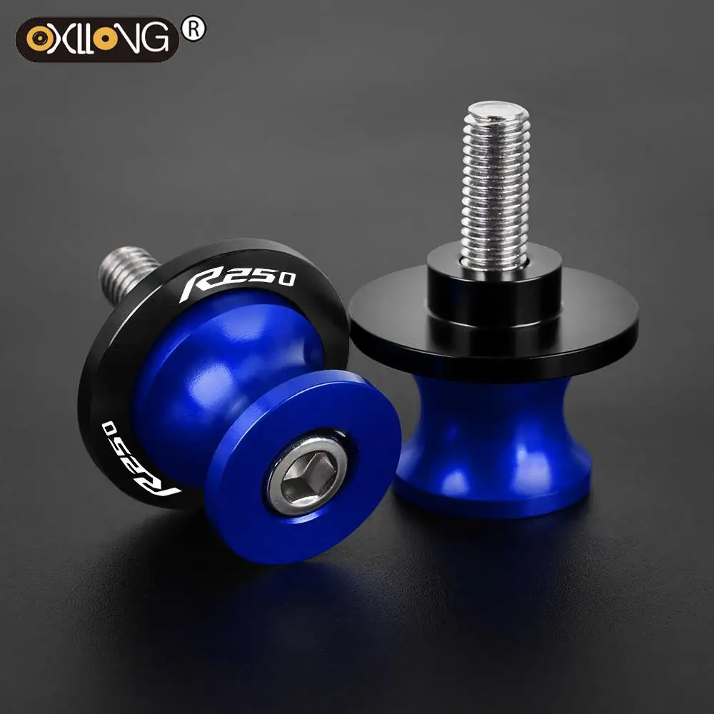 For YAMAHA R250 1888 1989 1990 1991 1992 1993 1994 Motorcycle Accessories CNC Aluminum Swingarm Spools Slider Rear Stand Screws