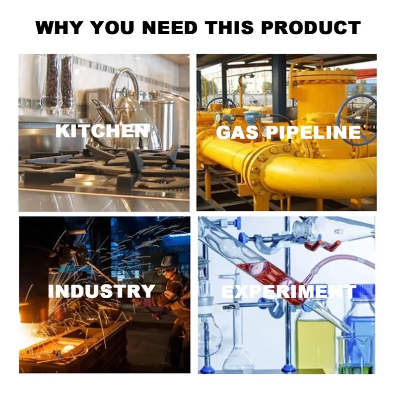 

AT63-автоматический сигнализатор, детектор утечки газа, метановый газ, природный газ, сжиженный нефтяной газ, горючий газ, тестер легковоспламеняющегося газа