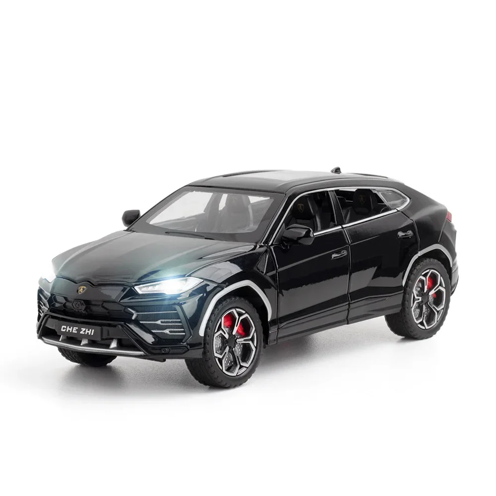 1:24 Lamborghini Urus Bizon Legering Model Comeback Geluid En Lichtsimulatie Speelgoed Auto Boy Display Cadeau