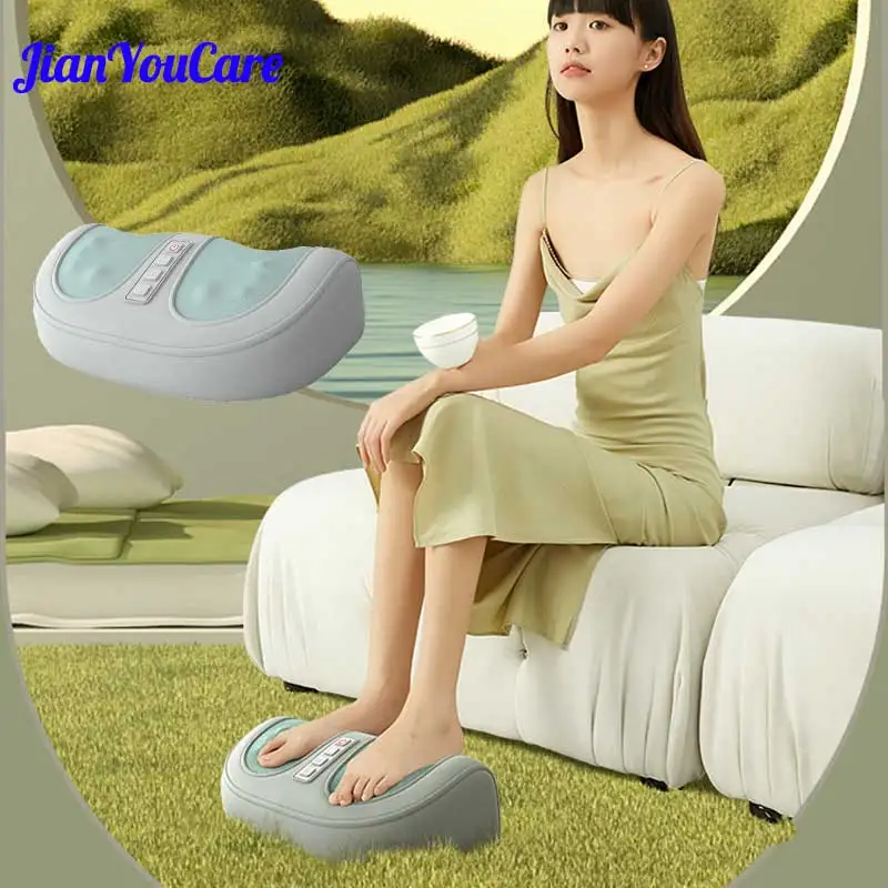 

JianYouCare Foot Massage Deep Muscle Shiatsu Heated Therapy Deep Relaxation Fatigue Relief Home Muscle Vibrator Machine foot spa