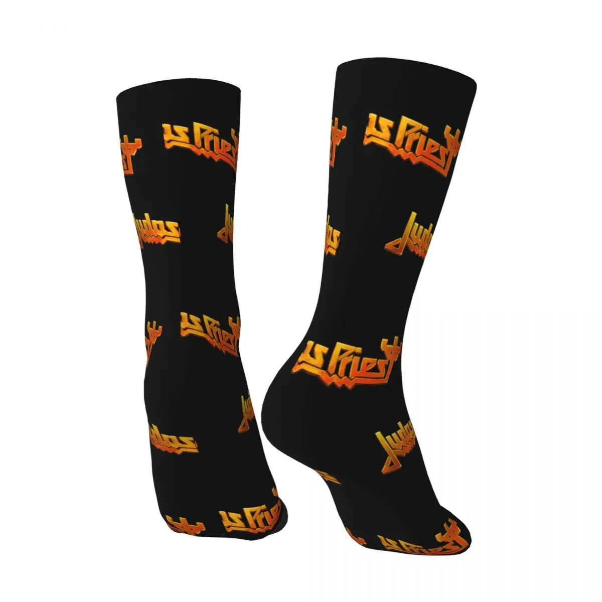 Vintage Rock Men's compression Socks Unisex Judas Priest Harajuku Pattern Printed Novelty Crew Sock