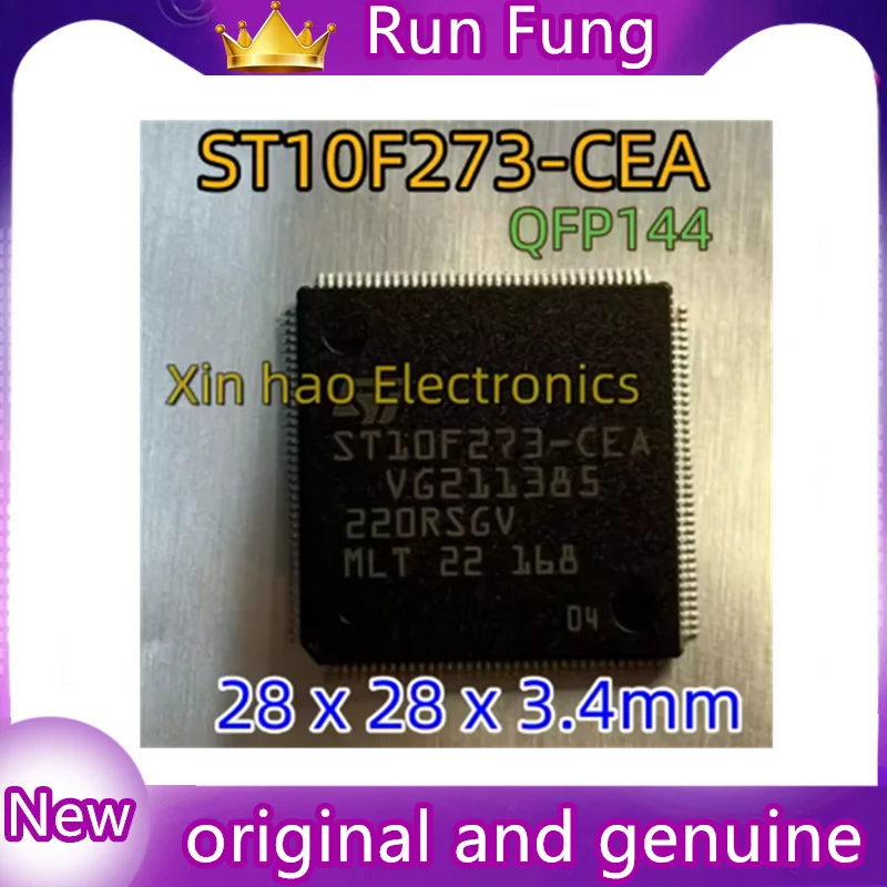 

ST10F273-CEG ST10F273M-ABR3 ST10F273-CEA 16-битный микроконтроллер с модулем MAC, толстопрофильный, 28 x 28 x 3.4 мм, новый, оригинальный, 1 шт./лот