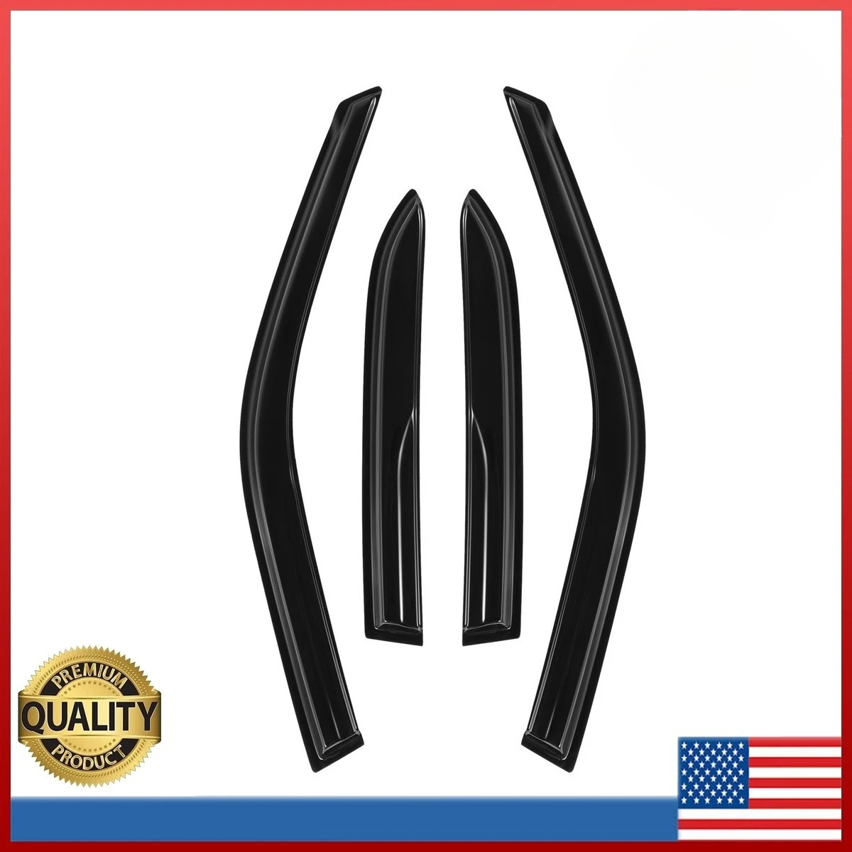 

Для Toyota Corolla 1998-2002 годов выпуска: 3D-дефлекторы окон в стиле Mugen, волнообразные, защита от дождя