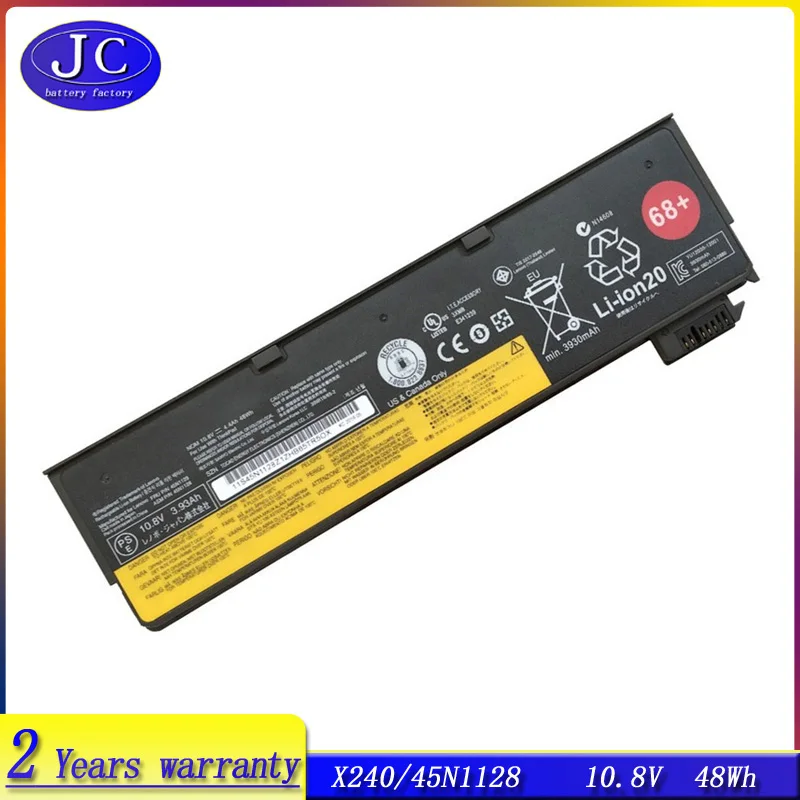 JCLJF Laptop Battery for Lenovo ThinkPad X240 T440S T440 X250 X260 X270 T450S T460 T450 T450S T550 T560 45N1126 45N1127 68+