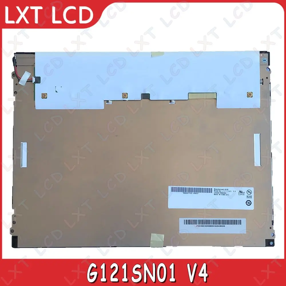 

Панель ЖК-экрана для AUO G121SN01 V4 G121SN01 V.4, оригинальный 12,1 дюймовый ЖК-дисплей 800x600 G121SN01 V4, Прямая поставка