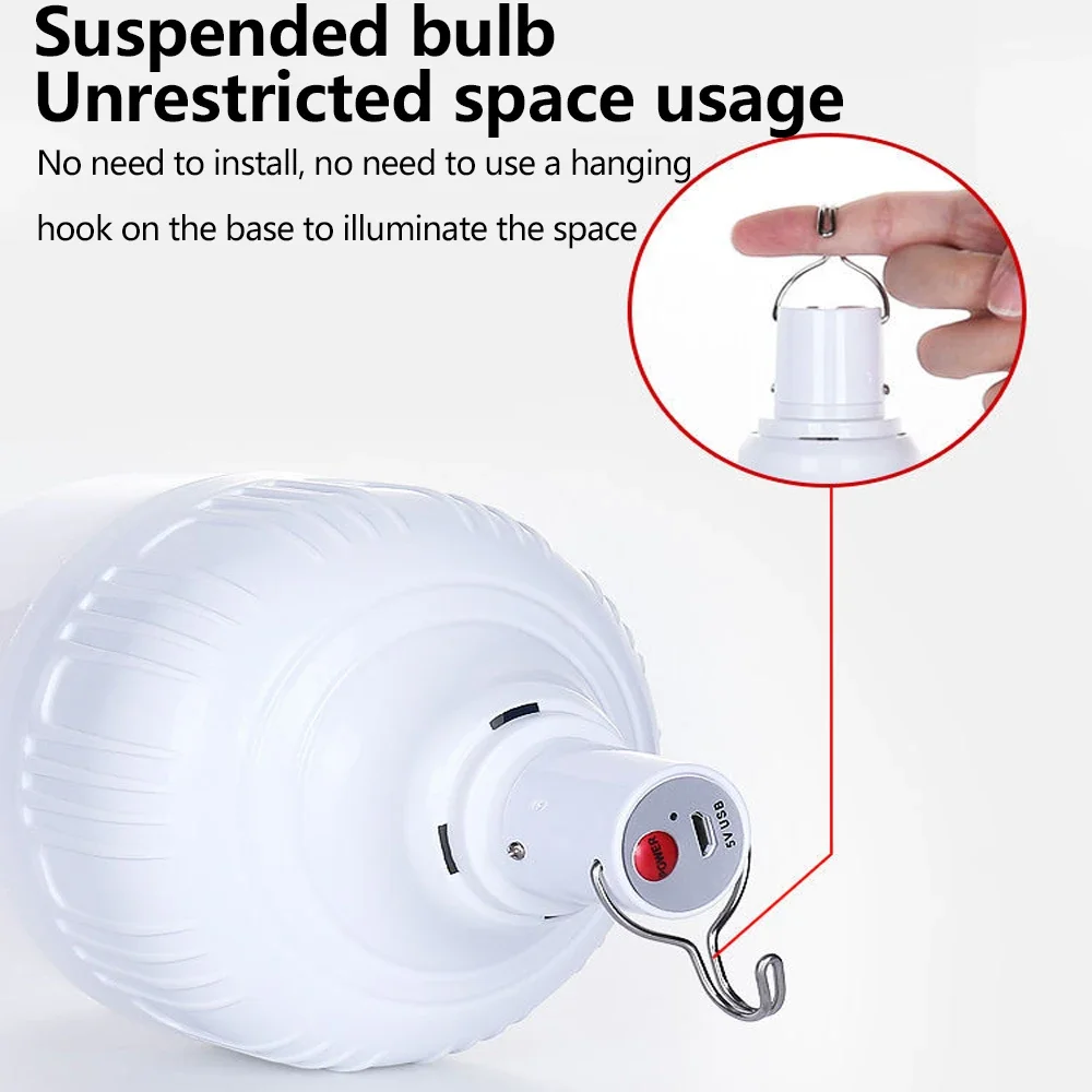 USB Rechargeable LED multifunctional Emergency Lights House Outdoor Portable Lanterns Emergency Lamp Lantern BBQ Camping Light