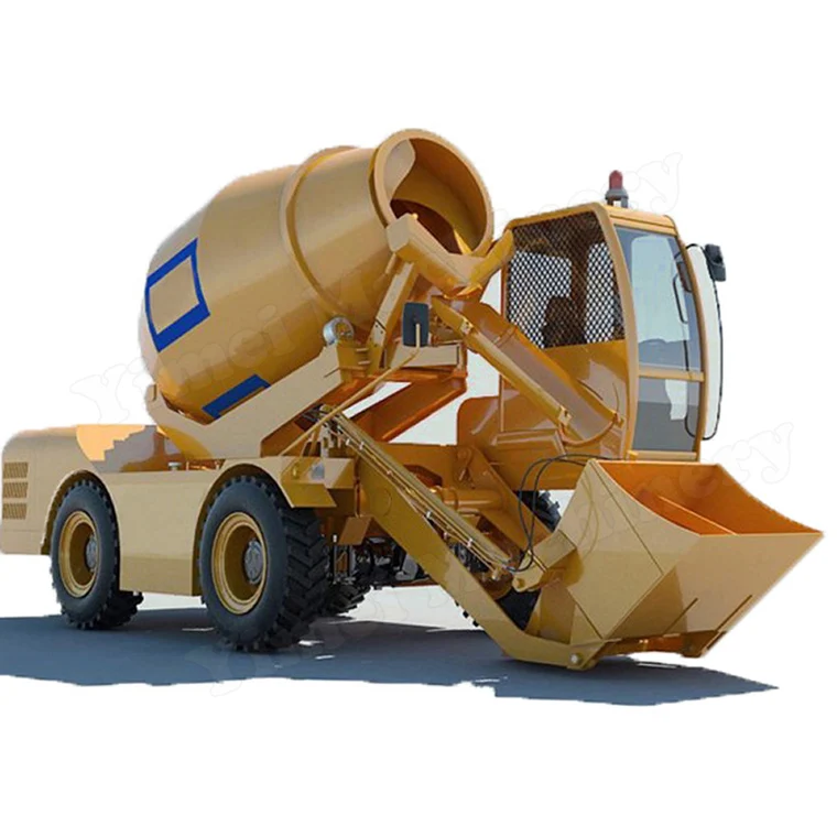 Cheap Price Self-Loading Concrete Mixer Concrete Truck Mobile Concrete Mixer Construction Engineering