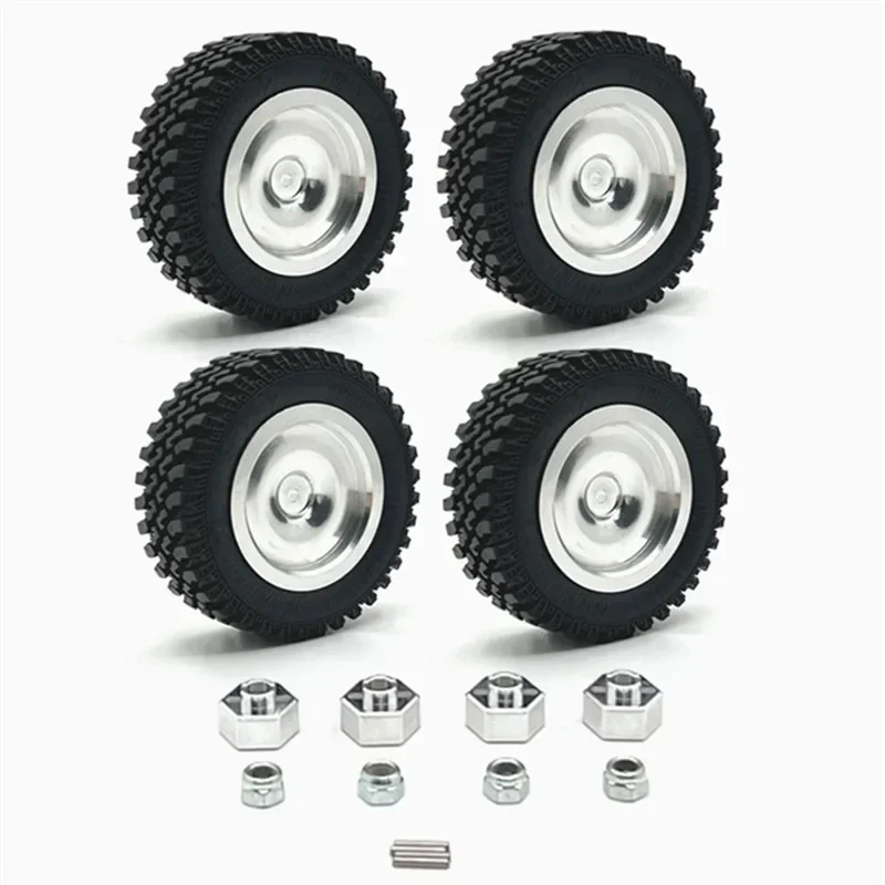 

MN 1/12 MN168 RC Remote Control Car Parts Metal Upgrade Mirror Wheel Hub Tire Hex Connector