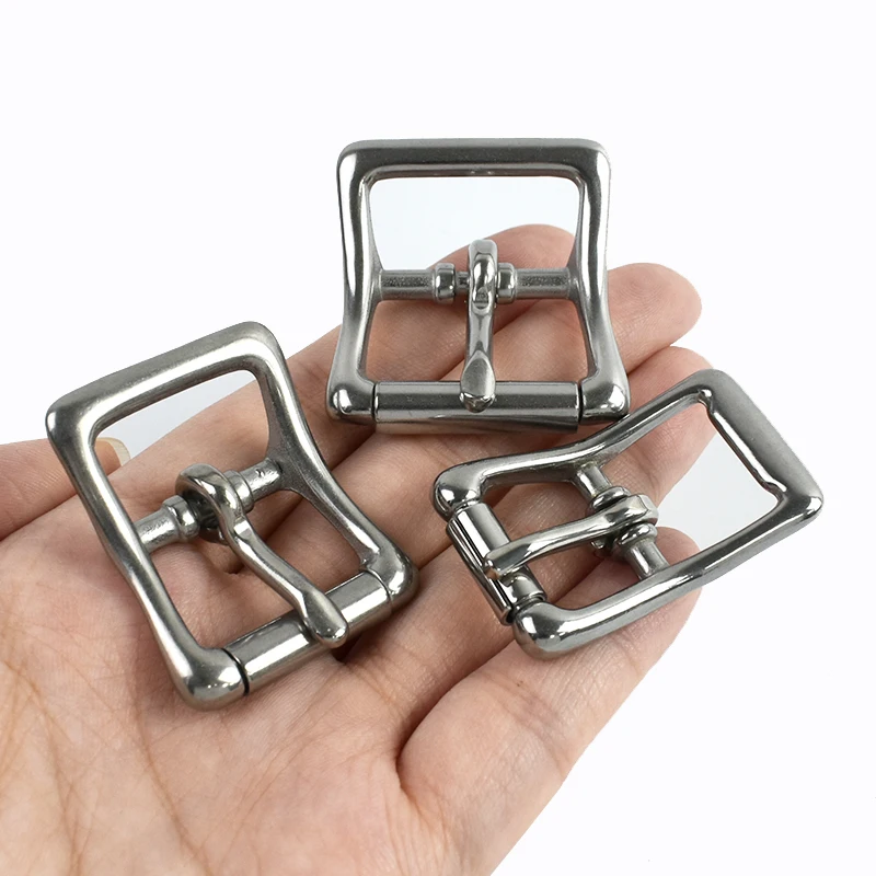 

2/5/10P Stainless Steel Pin Buckles for Belt Bag Handbag Strap Metal Buckle Dog Collars Webbing Clasp Loop Hook DIY Accessory