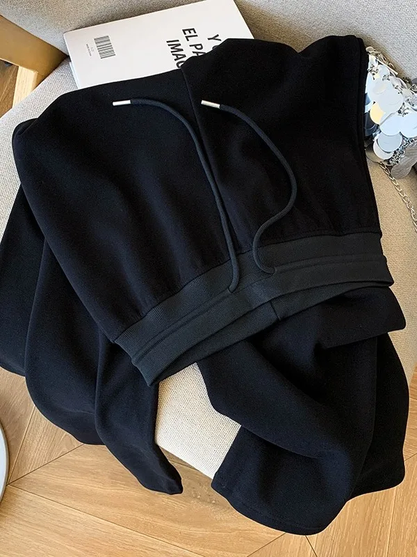 Guangzhou Thirteen Rows High Quality Draped Wide Leg Pants Women's Casual Spring Autumn Outerwear Soft Elastic Waist