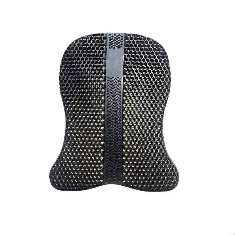 Horse Back Pad for Trail Use and Daily Horse Work, Perforated Openwork Layer with Flexible Black Washable Friction 24BD