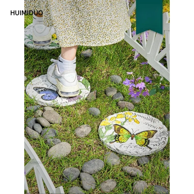 Creative Cartoon Garden Stepping Stone Courtyard Lawn Stepping Stone Kindergarten Non-slip Mat Foot Stepping Stone