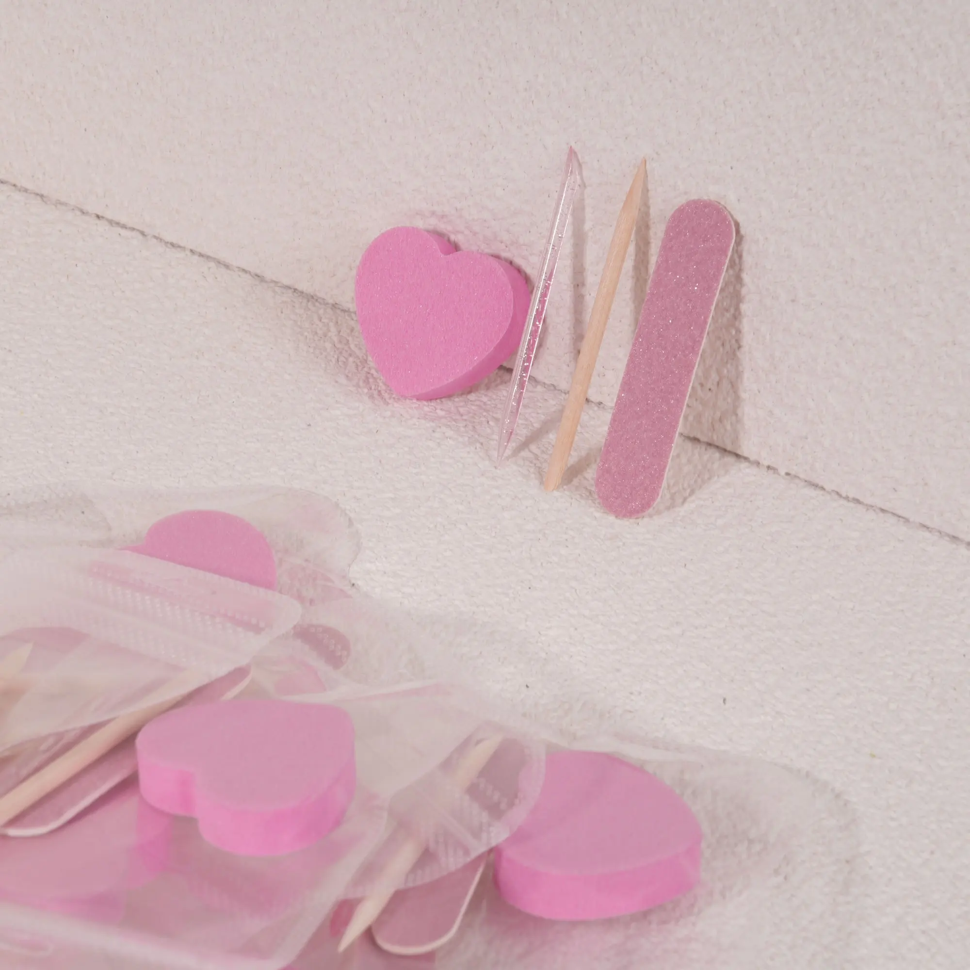 10세트/15세트 일회용 네일 매니큐어 키트, 개별 포장 네일 도구 키트, 4 in 1 매니큐어 세트