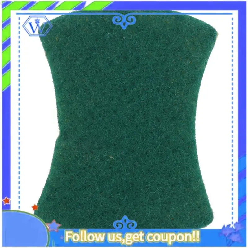 

A55P-180 шт. двусторонняя губка для мытья посуды, скраб для мытья посуды, губка для удаления пятен, чистящая скрубберная щетка