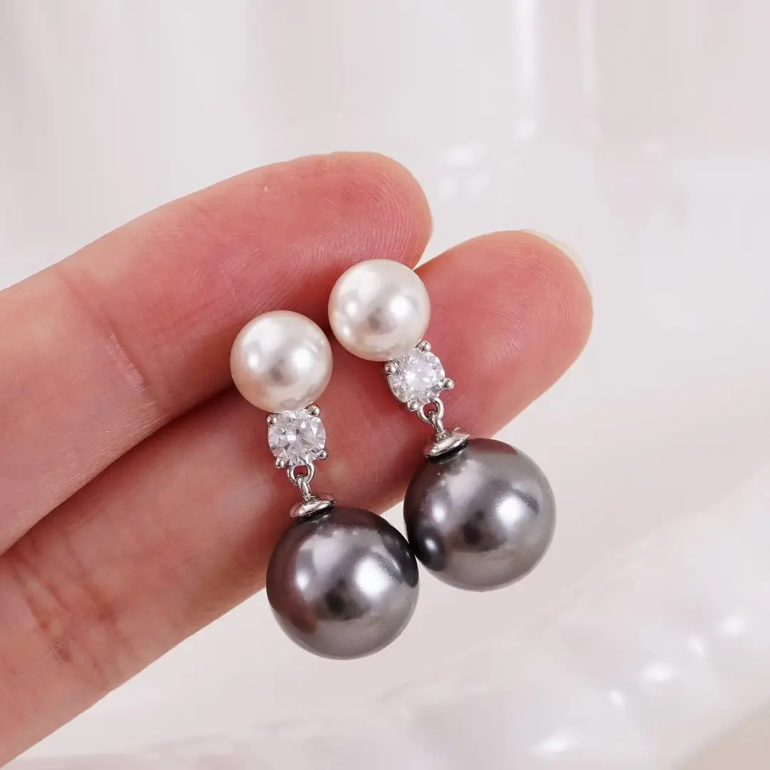 

Основы для серег из стерлингового серебра S925, фурнитура для ювелирных изделий, крепления, аксессуары для жемчуга 7-8 мм и 11-12 мм, 3 пары/лот