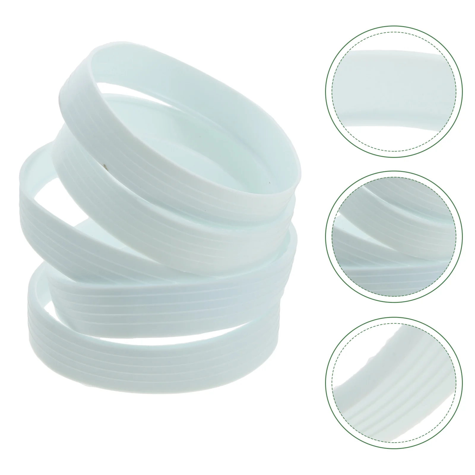 

5pcs Hole Cup Rings Simple Round Practical Protective Hole Cup Rings for Outdoor (White) Hole Rings Ring Hole