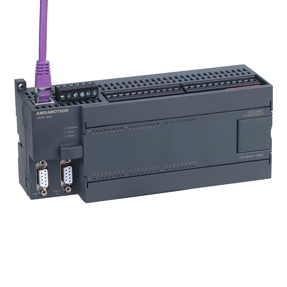 CPU226 216-2BD23 PLC Ethernet Port Replace Siemens S7-200 Programmable Logic Controller 24I 16O Analog 2AI 1AO Relay Transistor
