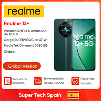 realme 12+ Smartphone Sony LYT-600 OlS Portrait Camera Dimensity 7050 5G Chipset 120Hz Smooth AMOLED Display Portrait Mast UI5.0